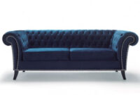 Sillon Chester Etdg sofa Chester Lux Tejido Azul sofa De DiseÃ O ClÃ Sico
