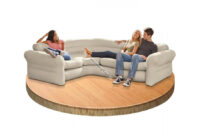 Sillon Hinchable Carrefour Dwdk sofa Hinchable Rinconera 257x203x76 Cm Intex Ref