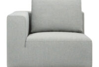 Sofa 1 Plaza D0dg Ponta 1 Seat sofa with Right Armrest In Lecce Fabric Blue Reef