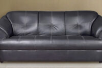 Sofa Alto Budm Alto Three Seater Leatherette sofa In Black Colour by Star India