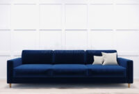 Sofa Azul Marino 3id6 Eccellente sofa Azul Marino sof En Un Cuarto Blanco Stock De Ilustraci N