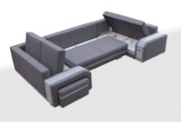 Sofa Bajo Drdp Spacious U Shaped sofa Bed with 3 Storages Baia
