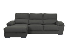 Sofa Chaiselongue Mndw sofÃ Tapizado De 3 Plazas Con Deslizante Y Chaise Longue Derecho Con