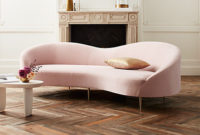 Sofa Curvo D0dg Curvo Pink Velvet sofa