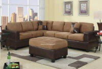 Sofa En forma De L H9d9 Seccional sofÃ Con forma De L Set Silla Bobkona Trenton Ebay