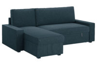 Sofa Llit Ikea 9fdy Vilasund Cover sofa Bed with Chaise Longue Hillared Dark Blue Ikea