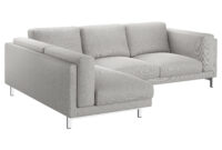 Sofa Nockeby Xtd6 Nockeby 3 Seat sofa with Chaise Longue Right Tallmyra White Black