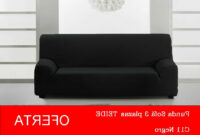 Sofa Oferta E6d5 Funda sofÃ 3 Plazas Teide Color Negro En Oferta ElÃ Stica 100 GarantÃ A