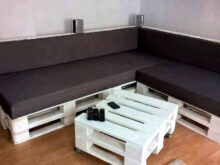 Sofa Palet Wddj Diy Black White Pallet Sectional sofa Set 101 Pallets