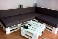 Sofa Pallet S5d8 Diy Black White Pallet Sectional sofa Set 101 Pallets