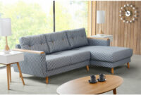 Sofa Retro E9dx Expo Left Hand Corner sofa Retro Leaf Patterned Blue My Furniture