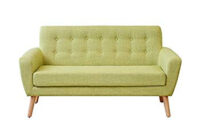 Sofa Retro Q5df My Furniture ton 2 Seater sofa Retro Green