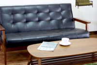 Sofa Retro S5d8 Samurai Furniture Two Seat sofa Retro sofa Cafe Midcentury sofa Two