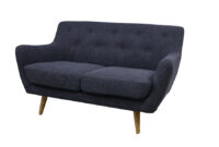 Sofa Retro Txdf 2 Seater sofa Retro Scandinavian Pact Design Charcoal Grey