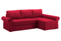 Sofa Rojo Txdf Backabro sofÃ Cama Con Chaiselongue nordvalla Rojo Ikea