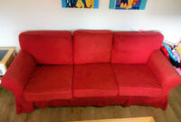 Sofa Rojo Txdf sofa Rojo Ikea Tres Plazas A Recoger De Segunda Mano Por 65 En
