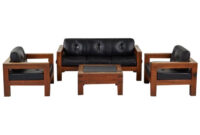 Sofa Salon Zwdg Mid Century Modern sofa Chairs and Coffee Table Salon Set 4 Pc Set