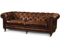 Sofa Vintage E9dx Vintage Leather Chesterfield sofa