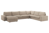 Sofas Beige 9ddf Kivik sofa 6 Seats with Chaise Longue with Hillared Beige Cover