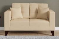 Sofas Beige T8dj Alfredo Two Seater sofa In Beige Colour by Casacraft Online