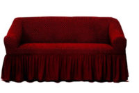 Sofas En Carrefour Y7du Tendance S sofa Cover 3 Seater Burgundy
