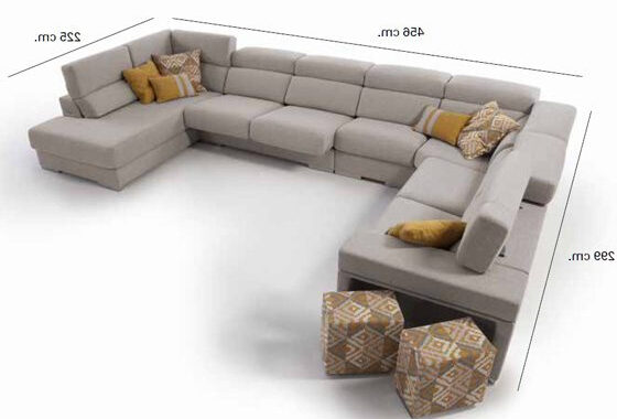 Sofas En forma De U Gdd0 sofà Rinconera Chaiselongue En forma De U 329x202x185