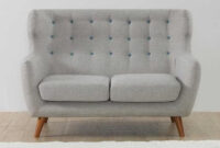Sofas Valencia Gdd0 Valencia Two Seater sofa In Light Grey Colour by Casacraft