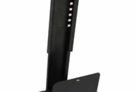 Soporte ordenador sobremesa 87dx soporte Para Cpu Bajo Mesa Negro