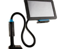 Soporte Para Tablet T8dj soporte Universal Para Tablet Flexible Y Con SujeciÃ N De Rosca Negro