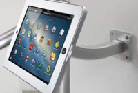 Soporte Pared Tablet Budm soporte Fijo Para Tablet Para Instalar En Paredes Mesas Mostradores