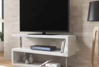 Tv Furniture Kvdd Artemis White High Gloss Geometric Tv Stand Furniture123